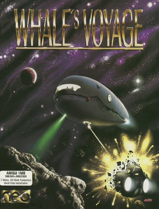 Whale's Voyage box art for Amiga